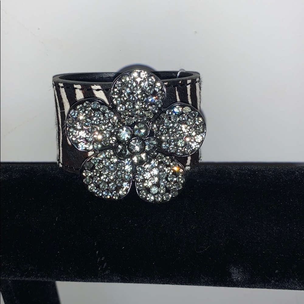 Zebra Flower bracelet